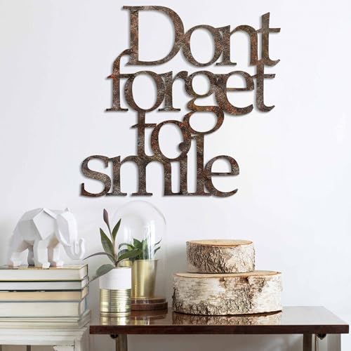 Hand-painted decorative metal wall accessory, antique colour, 67 x 70 cm, durable 1.5 mm metal body, unique art for home decor and style
