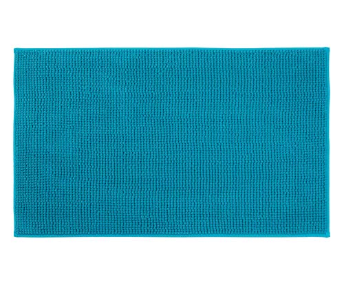 Gözze - Anti-Slip Bath Mat, Super Soft, 100% Microfibre, 50 x 70 cm - Lagoon