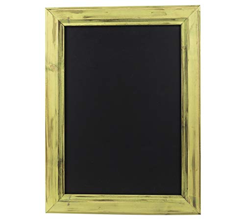 Chalkboards UK Kitchen Blackboard, Wood, Sage Green, 93.5 x 69.5 x 5 cm