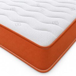 eXtreme comfort ltd Cooltouch Essentials Orange Double Mattress - Hybrid Design, Foam Layer, Bonnel Spring, Soft Comfort Firmness, 4ft6 x 6ft3 (135 x 190 x 18cm)