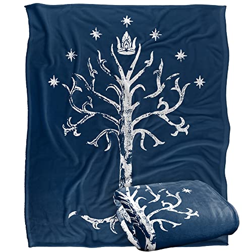 LORD OF THE RINGS The Blanket, 152 x 127 cm Tree of Gondor Silky Touch Super Soft Throw Blanket