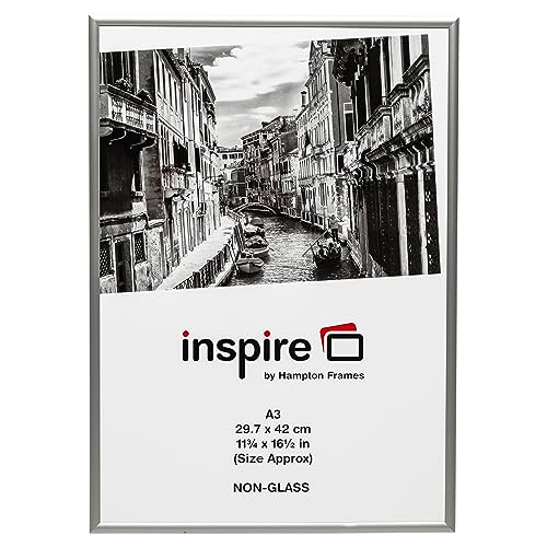 ALUMINIUM Silver A3 29.7x42 cm Certificate Photo Frame Non Glass Picture Aperture PAAFA3BX