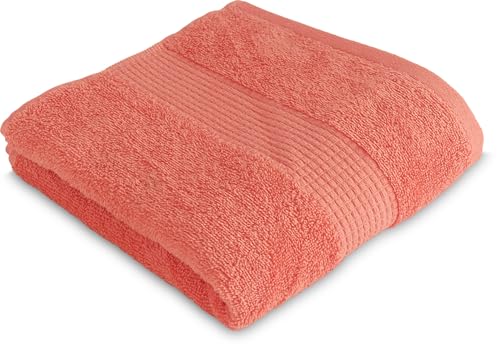 Le linge de Jules Bath Towel 50 x 90 cm 100% Cotton 450 g/m² Coral