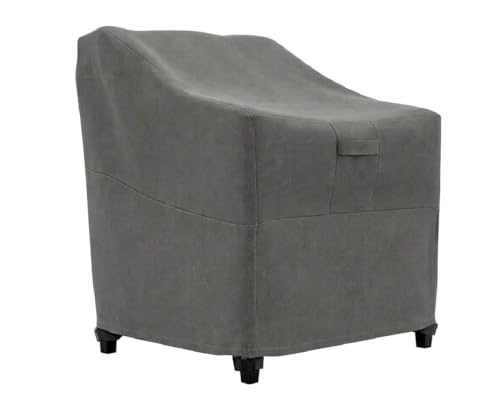 KHOMO GEAR - Patio Outdoor Furniture Chair Cover - Premium Heavy Duty - Grey