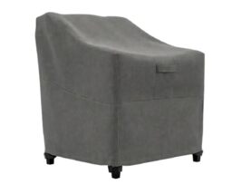 KHOMO GEAR - Patio Outdoor Furniture Chair Cover - Premium Heavy Duty - Grey