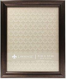 Lawrence Frames 535580 Bronze 8x10 Classic Detailed Oil Rubbed Picture Frame