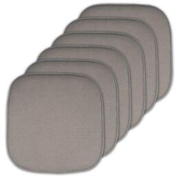 Sweet Home Collection Chair Cushion Memory Foam Pads with Ties