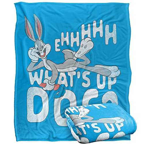 LOONEY TUNES Blanket, 152 x 127 cm, Whats Up Silky Touch Super Soft Throw