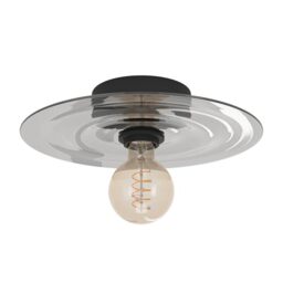 Eglo Ceiling Light Lintmill, Decorative lamp Smoked Glass