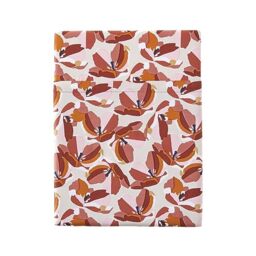 ESSIX Flat Sheet, Cotton Satin, Red, 270x300 cm