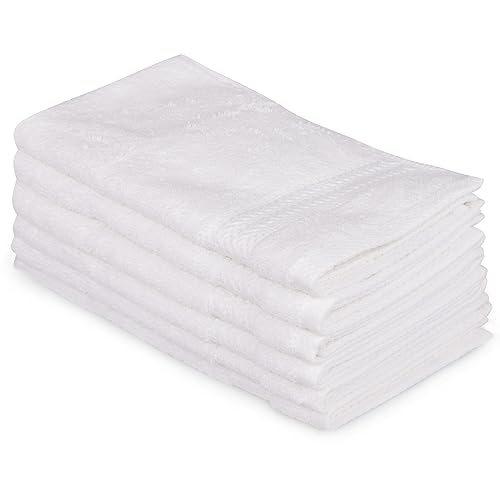 WELL HOME MOBILIARIO & DECORACIÓN Courtesy Towel Set (6 Pieces) White
