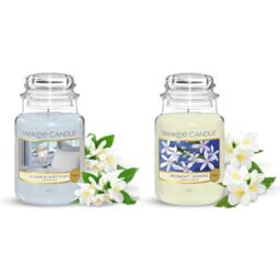 Yankee Candle Scented Candle - A Calm and Quiet Place Large Jar Candle - Long Burning Candles & Scented Candle, Midnight Jasmine Large Jar Candle, Long Burning Candles