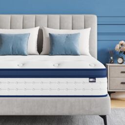 BedStory Single Mattress 3FT, 7.8 Inch Hybrid Mattress, 7-Zone Mattress with Breathable Foam and Individually Pocket Sprung Firm- Extra Lumbar Support(90x190x20cm)