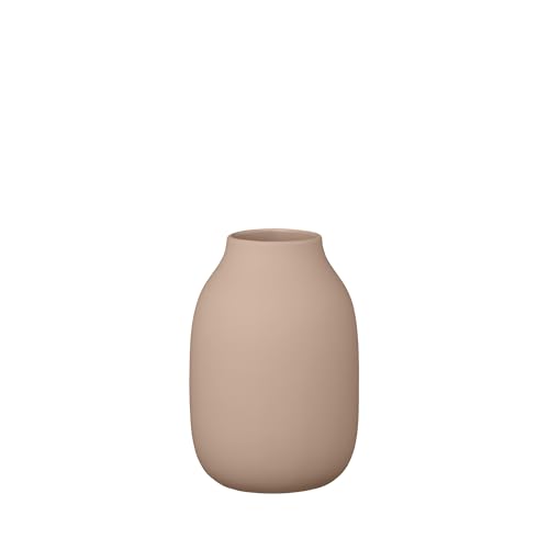 blomus - Vase - COLORA - Indian Tan - S - Ceramic - Decorative Flower Vase - Handmade Design - ??11 x 15 cm