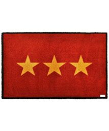 Zala Living Star Red Doormat Dirt Trapper Door Mat Polyamide 50 x 70 x 0.7 cm
