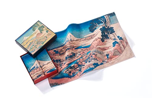 Musearta GT2-KH-MF-V433104 Unisex Guest Towels Set of 2 with Mount Fuji Design by Artist Katsushika Hokusai Cotton 40 x 60 cm
