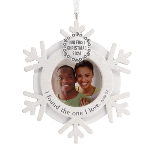 Hallmark Dayspring Our First Christmas Photo Holder 2024 Christmas Ornament