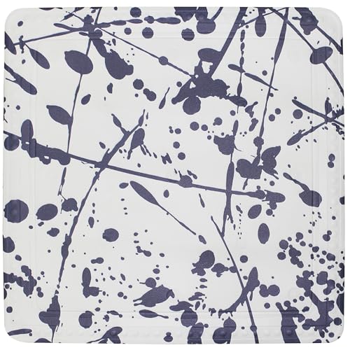Spirella Bath Mat Antibacterial Non-Slip with Suction Cups - Bang White - Approx. 55 x 55 cm