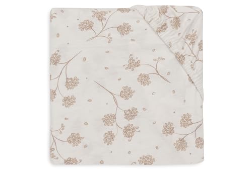 Jollein Jersey Fitted Sheet - For Junior Bed - Milky Coffee/Ivory - 2-Pack - 70/75x140/150cm