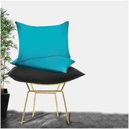 GC GAVENO CAVAILIA Easy Care Non Iron Plain Dyed Pair of Housewife Pillow Case, Luxury Super Soft Polycotton Pillows Cover, 50x75 Cm, Teal