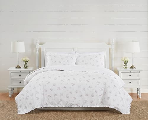 The Farmhouse by Rachel Ashwell - 3 Piece Full/Queen Duvet Set - Signature Rosebury Bedding Collection