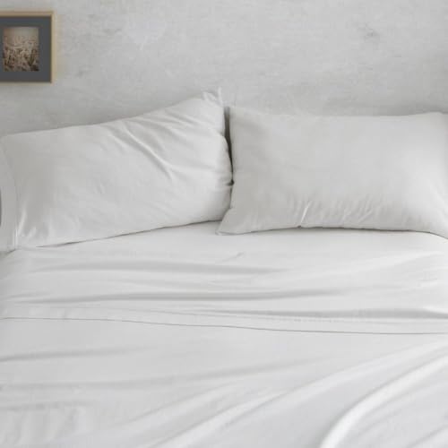 Burrito Blanco - Flannel Sheet Set 100% Cotton Bed 90 Ivory