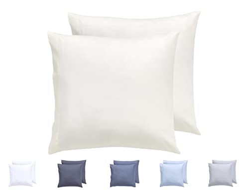 Todocama Set of 2 Extra Soft Hypoallergenic Microfibre Pillow Cases