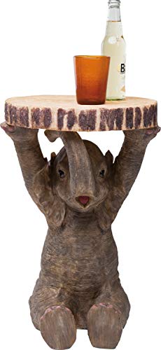 Kare Design Side table Animal Elefant, grey, 51x35x32 cm, Accent table, Sofa table, Small furniture, Elefant-motif, Home design, Interior, Decoration, Home trend, Gift, Living room