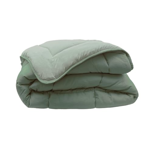 MON P' DODO 100 x 140 cm Two Tone Quilt - Green/Light Green