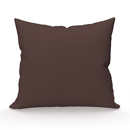 Soleil d'Ocre Cotton Cushion Cover, Brown, 63 x 63 cm