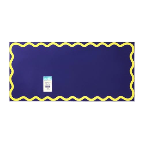 GC GAVENO CAVAILIA Premium Microfiber Beach Towel - Soft, Quick Dry Pool Towels for Adults - Super Absorbent Sand Free Beach Towels - Compact, Lightweight (1 Piece) - (70 x 152 Cm) - Navy