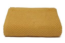 Sally Jacquard “ Sally” Terry-Cloth Towel, Mustard, 90x140