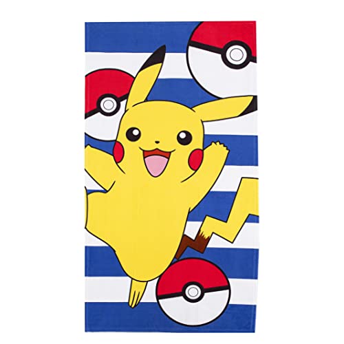 "Northwest Beach Towel, 30"" x 60"", Pokemon Beach Pika"