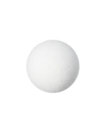 Snowball Bauble Set – 12 × 10 cm Christmas Tree Decorations with Glitter Finish