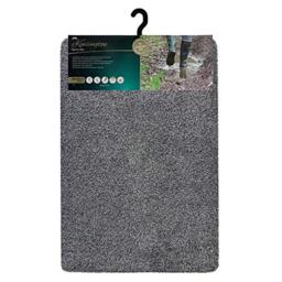 JVL Kensington Barrier Door Mat, Grey, 60 x 90 cm, Large, 01-514