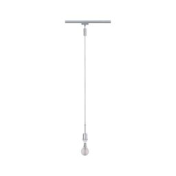 Paulmann 96969 DecoSystems Basic URail Pendant E14 max. 20W dimmable 230V Chrome matt Rail System – Choose Any lamp