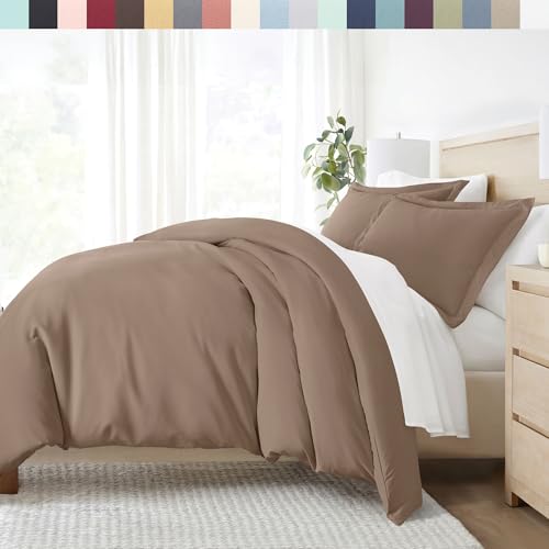Becky Cameron Duvet Cover Set, King, Taupe