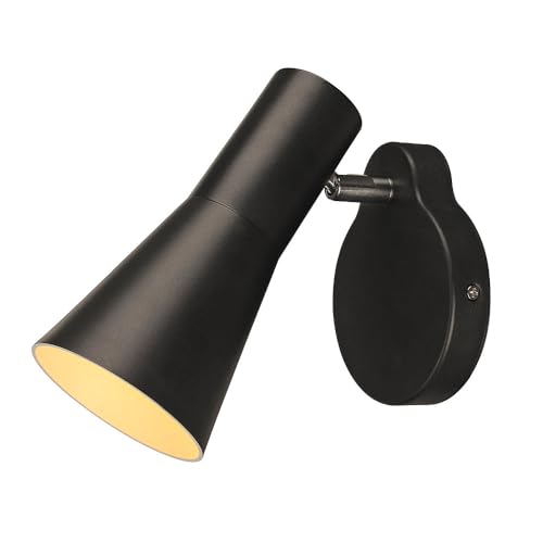 SLV Wall-Mounted Light Phelia/Wall Lighting Inside, Surface-Mounted Light, Wall-Mounted Light, Ceiling Spotlight / GU10 35W Black