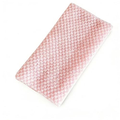 Muexoee 1Pcs Japanese Exfoliating Towel, Exfoliating Shower Towel, Extra Long Shower Towel Exfoliating Washcloth for Men Women, Back Scrubber Exfoliating Body Scrubber for Cleaning&Spa (Pink)