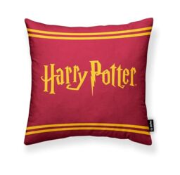 BELUM 100% Cotton Cushion Cover 45x45cm Harry Potter Red A Model - Harry Potter Cushion Cover - Half Panama Fabric 100% Organic Cotton