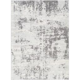 Livabliss Sarah Moroni Abstract Marble Style Floor Covering 200x275 cm – Modern Design for Living Room, Dining & Bedroom, Soft Medium Pile, Charcoal, Grey & Off-White