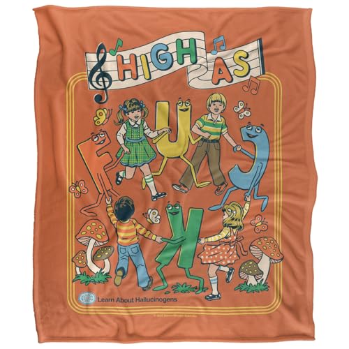 Steven Rhodes High Af Silky Touch Super Soft Throw Blanket 152 X 127 Cm