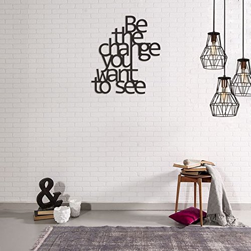 Homemania Wall Decoration, Metal, Black, Standard