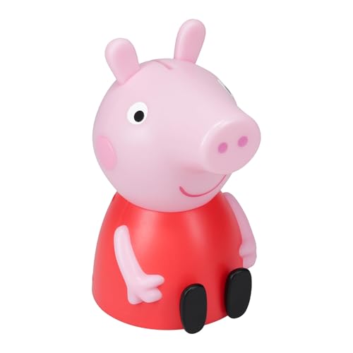 Paladone Peppa Pig Figure Shaped Money Box - Officially Licensed Sounds, Kids Bedroom Accessories & Decor