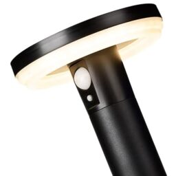 4lite Antheia Solar Outdoor Decorative Wall Light (Anthracite) 270lm Motion Sensored LED IP54 Rated Exterior Wall Lamp - 4L2/6013-4Yr Guarantee