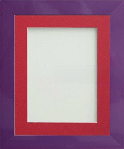 Frame Company Candy Range Purple Picture Photo Frames with Mount *Choice of Colours*