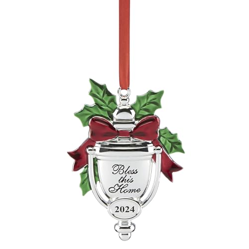 Lenox 895759 2024 Bless This Home Metal Ornament, Christmas