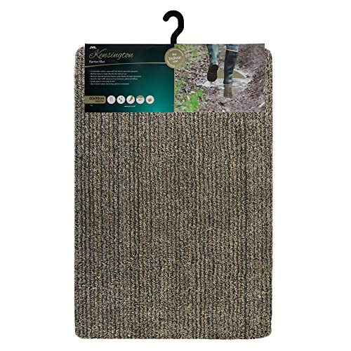 JVL Kensington Barrier Door Mat, Striped,60 x 90cm