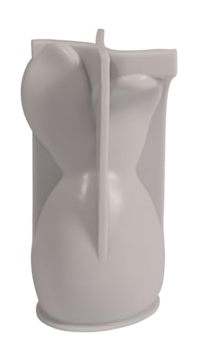 Rayher Bunny Shaped Mould for Concrete Crafts and Candle Making, Reusable Silicone Casting Mould, Seasonal Mould for Plaster, Height 9.4cm, 36151000