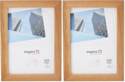 Hampton Frames NEW ENGLAND A4 (21x30cm) Natural Oak Picture Poster Photo Frame Non Glass NEWOAKA4PLX (Pack of 2)